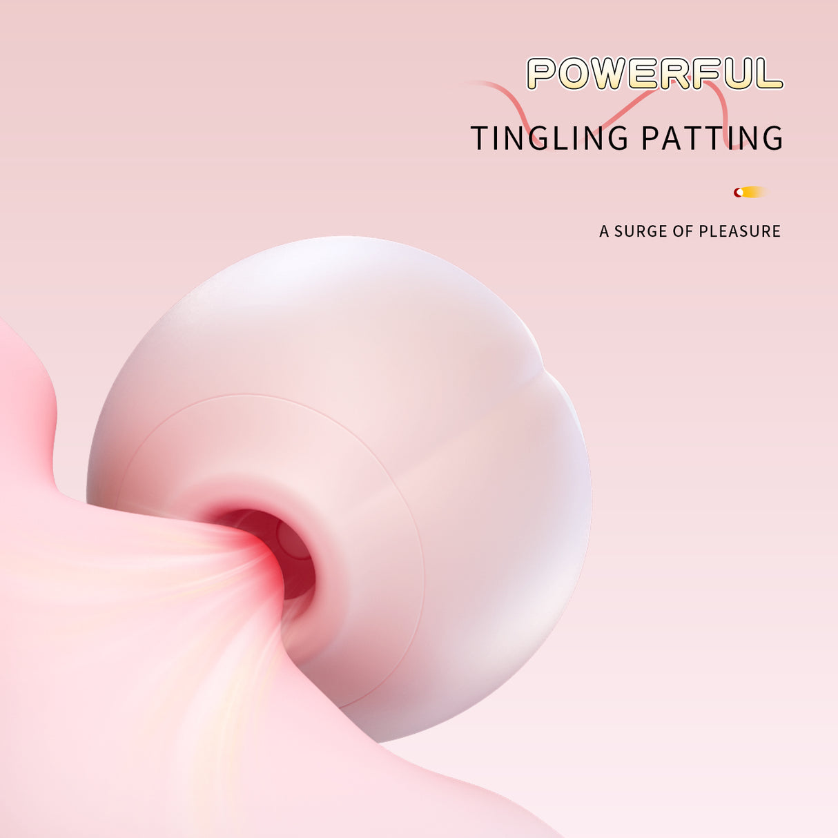Tingling tease light suck private vibrator