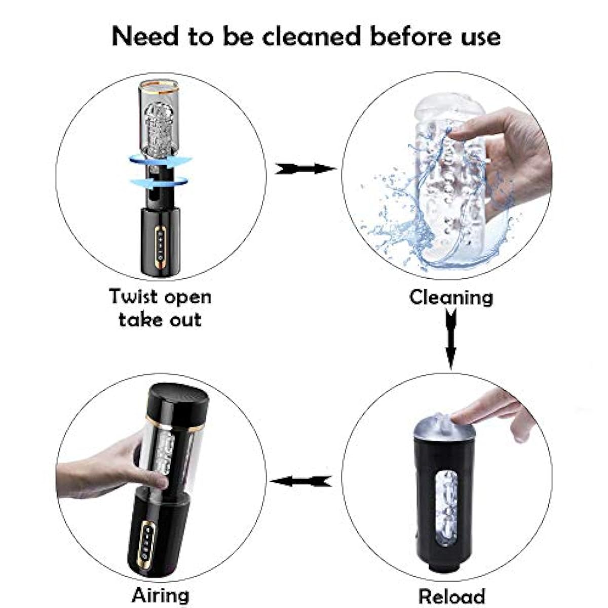 Omysky Male Automatic Telescopic Masturbation Intelligent Voice Pussy Blowjob with Bluetooth