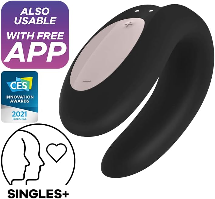 Satisfyer Double Joy app controlled wearable vibrator