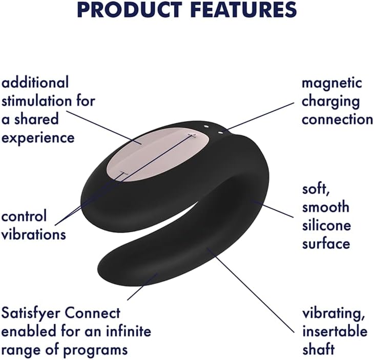 Satisfyer Double Joy app controlled wearable vibrator