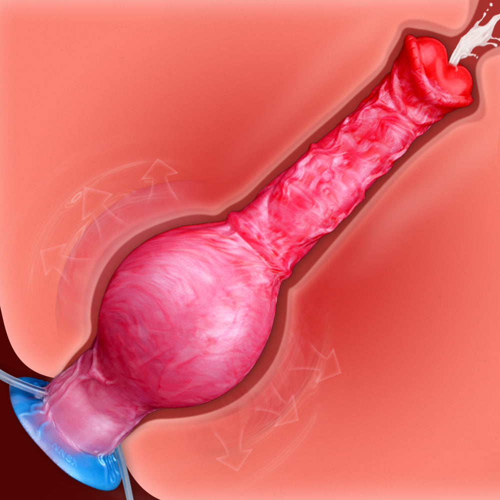 5258 Inflatable Squirting Horse Dildo for men sex toy