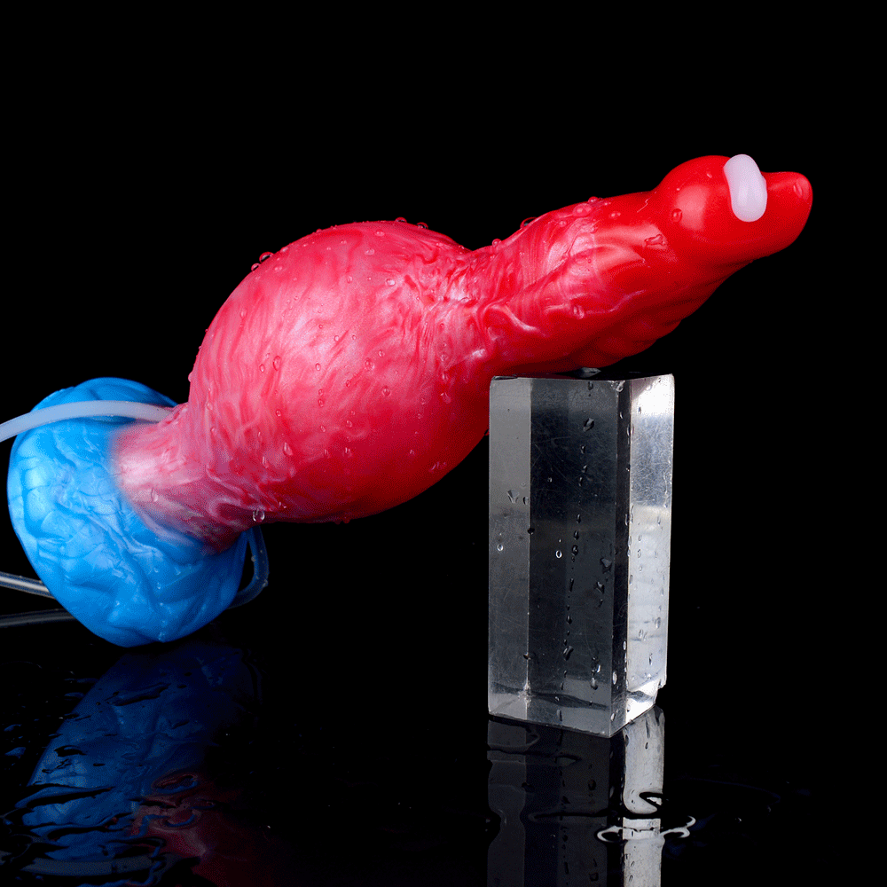 5259 Silicone Horse inflating Squirting Dildo
