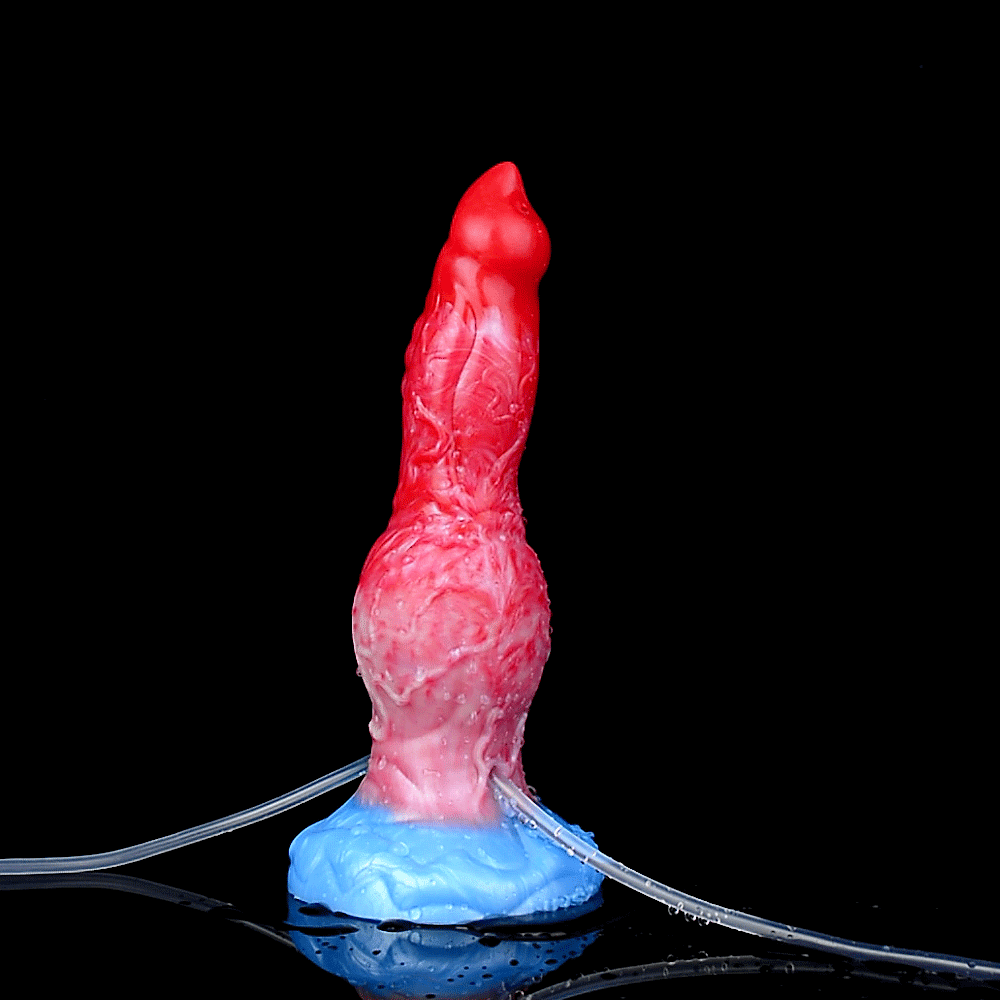 5259 Silicone Horse inflating Squirting Dildo