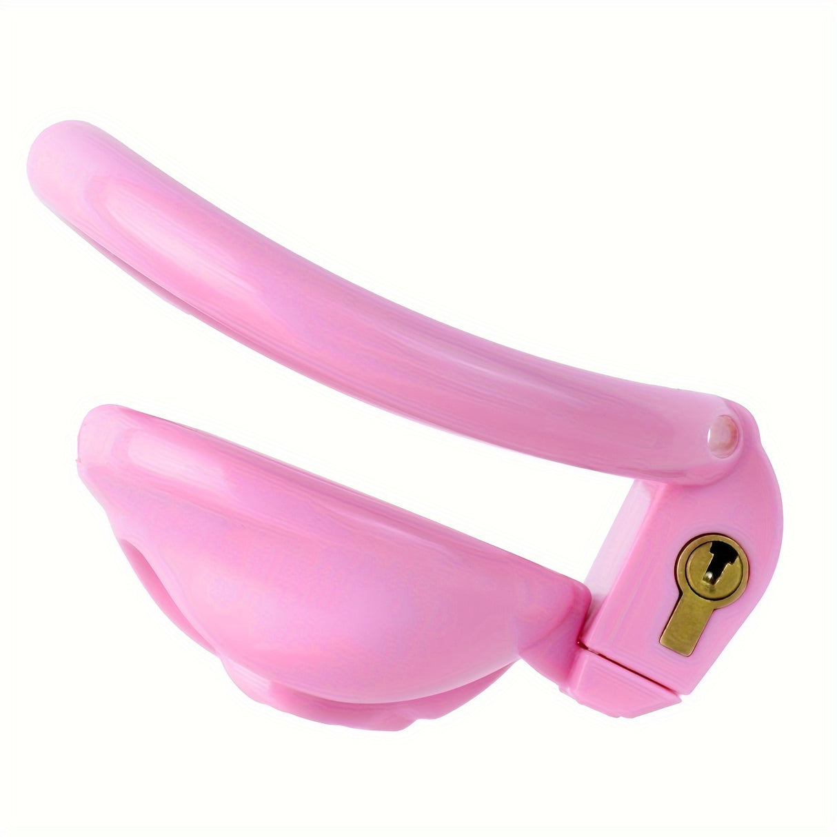 FRRK-185 Male Pink Resin Chastity Cages Device Penis Lock