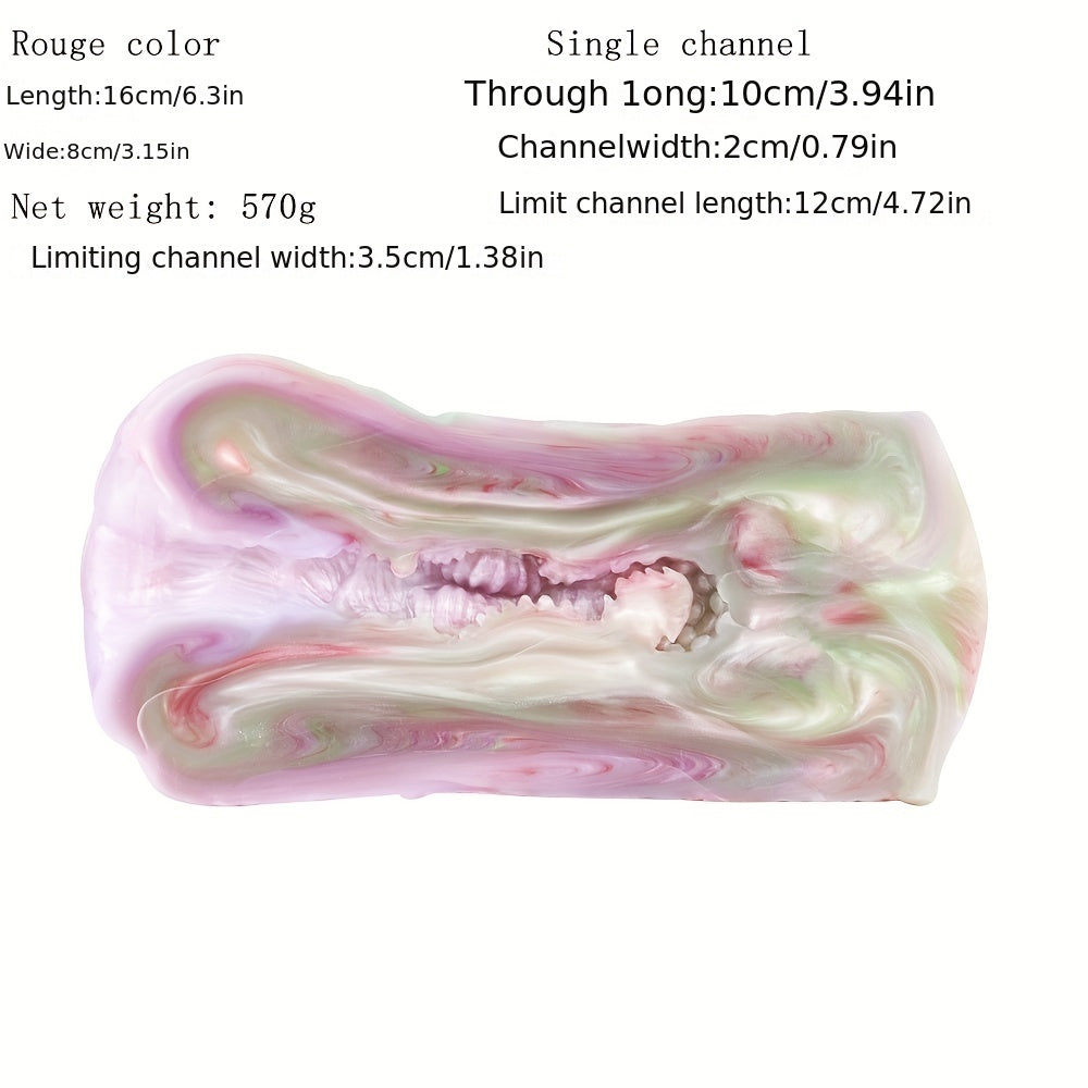 Alien Cluster Leaf Single Hole Silicone Pocket Pussy Penis Exercise Masturbator