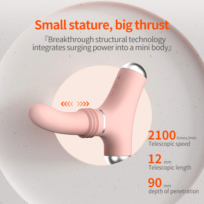 2024 New arrival ROOMFUN Strong Shock Heated Vibrators with APP control Sexy Rotating Masturbator for women