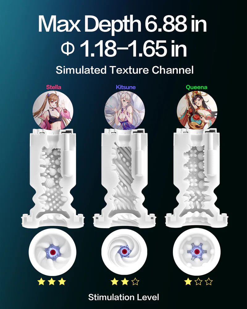 New Tryfun Yuan-series 2 APP Controls Intelligent Rotation Thrusting Masturbator