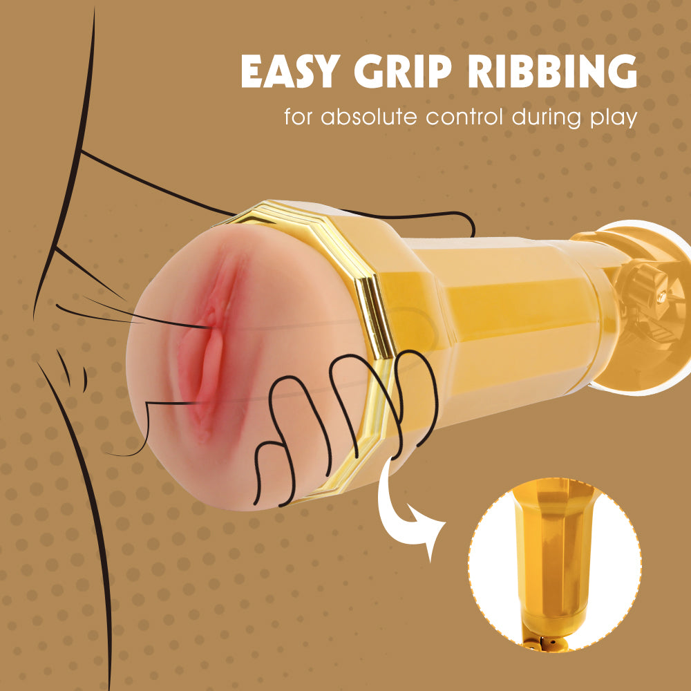 Jessie Realistic Vagina Cup male handfree masturbator for men