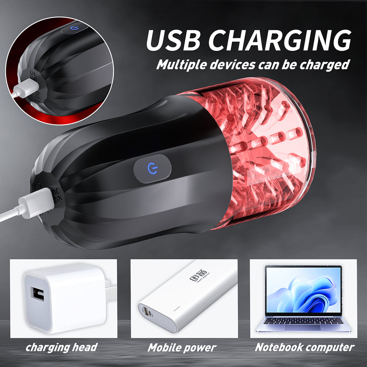 Male Sex Toys Rotating Vibrating Mini Male masturbator cup