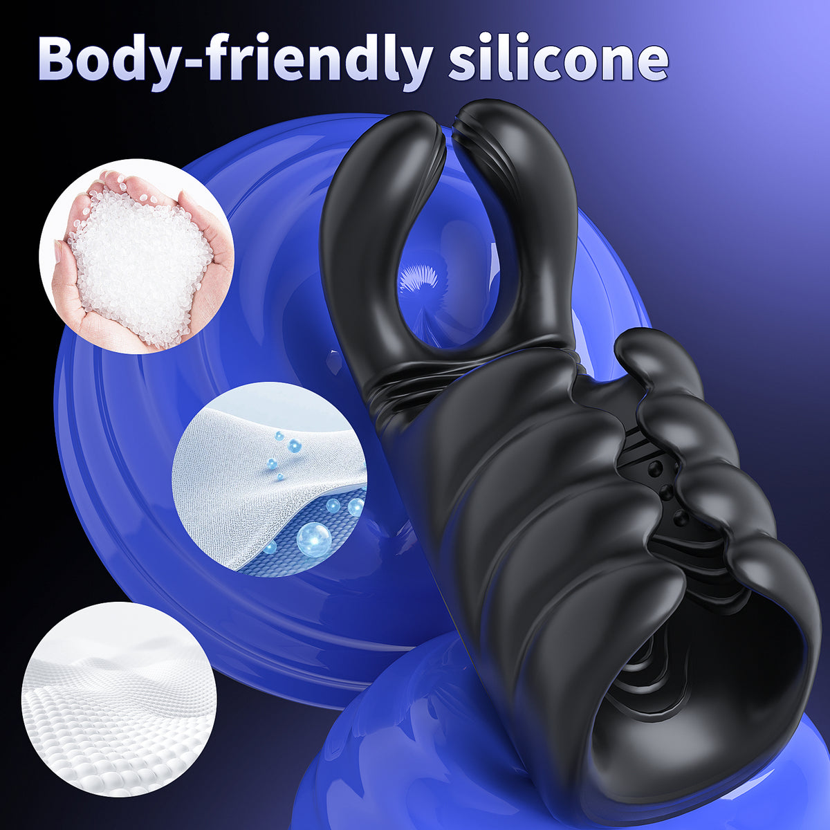 Masturbating for Men Trainer Electric Glans Vibrator