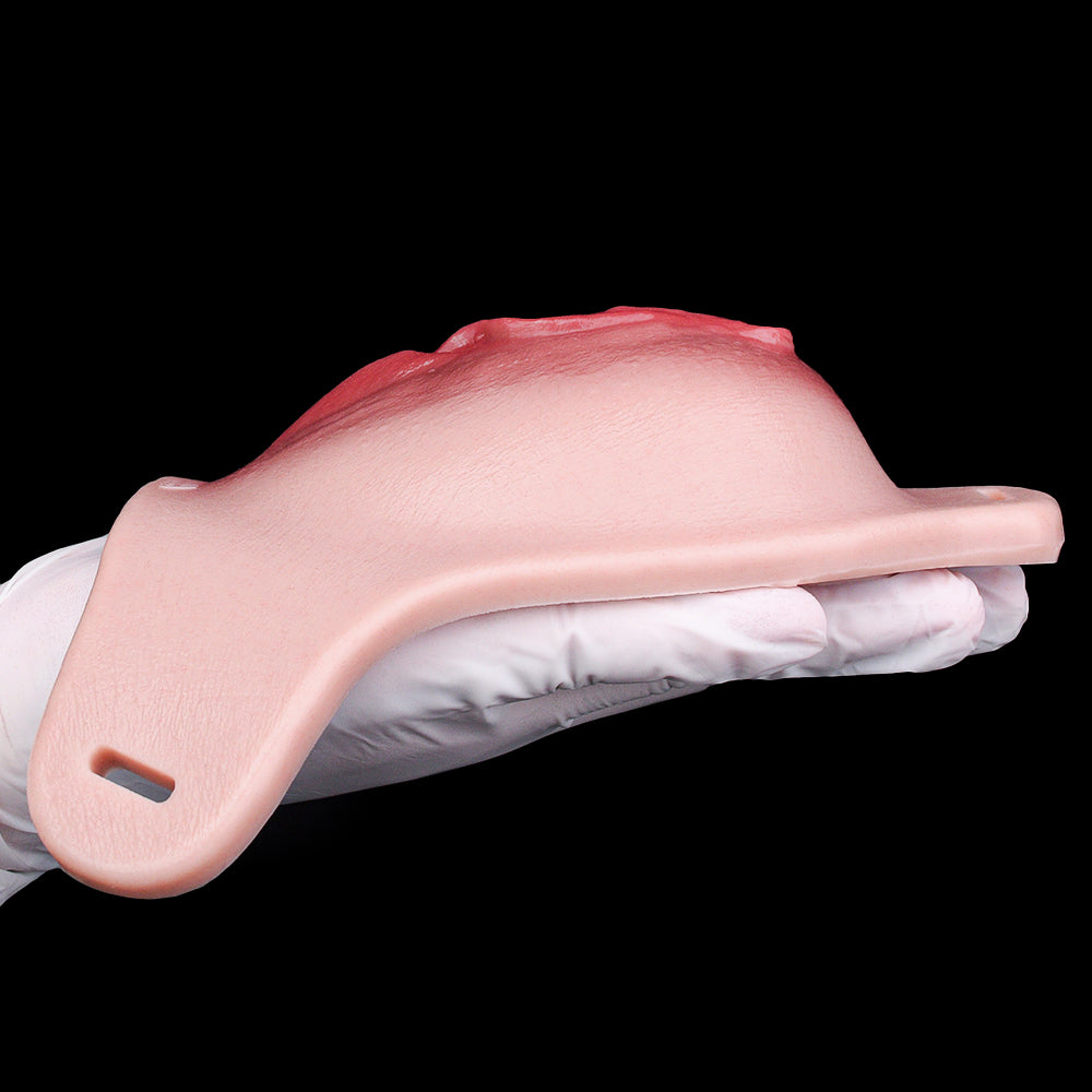 G1151Pink Silicone Strap On Fantasy Realistic Fake Vagina Exclusive Wearable Pussy Pants