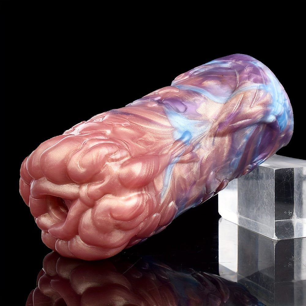 Colorful Monster Silicone Pocket Pussy Penis Exercise Masturbator