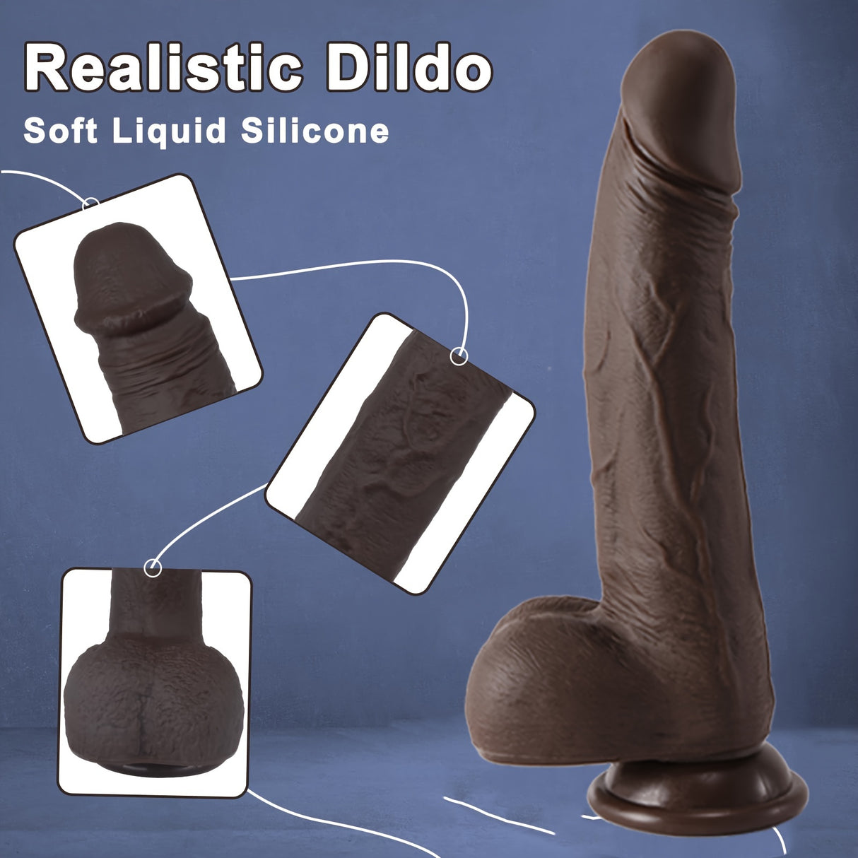 YIQU 21.84 Cm App Remote Control Vibrating Dildo With Rotation 10 Vibration