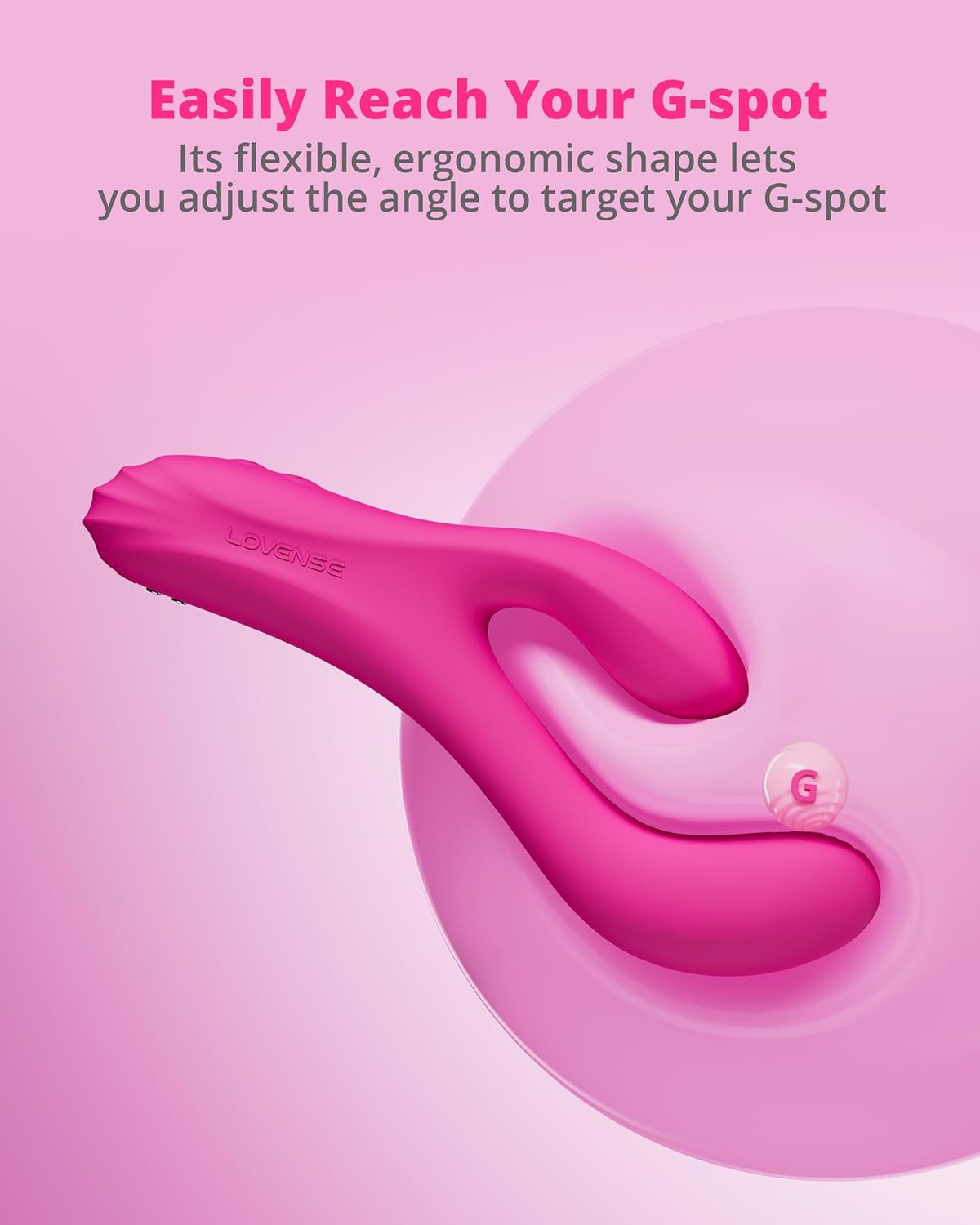 Lovense Osci 3 Remote controlled heating thumper rabbit vibrator for the clit and G-Spot