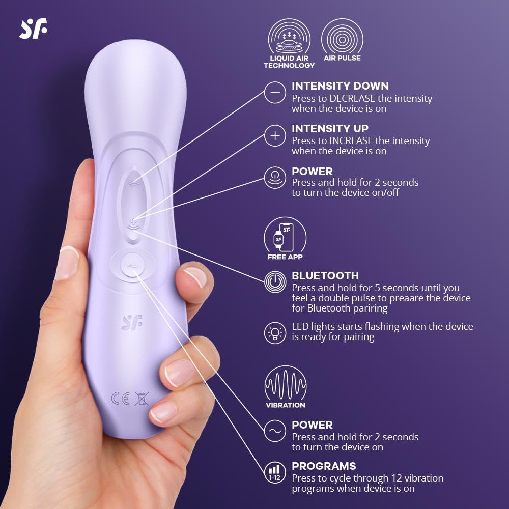 Satisfyer Pro 2 Generation 3 Connect App sucking clitoral stimulator Sexual pleasure vibrators