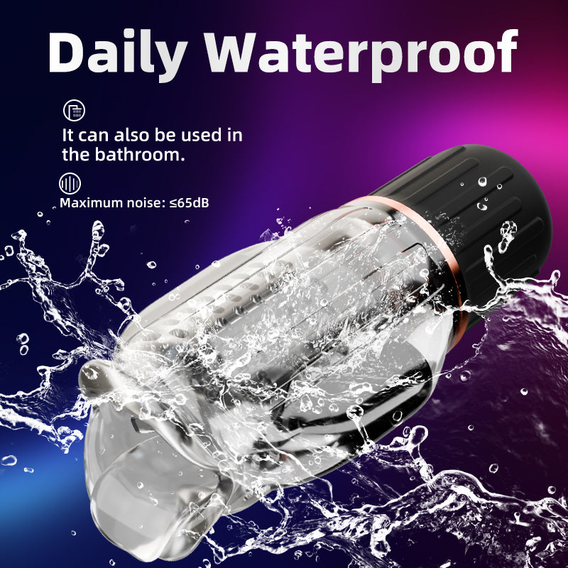 Mini Cyclone Oral Masturbator tongue licking vibrator