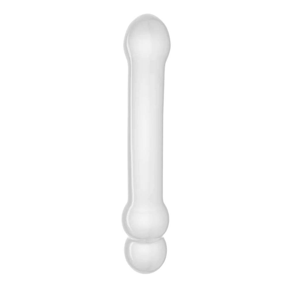 7.3" Glass Romance Crystal Clear Anal Dildo