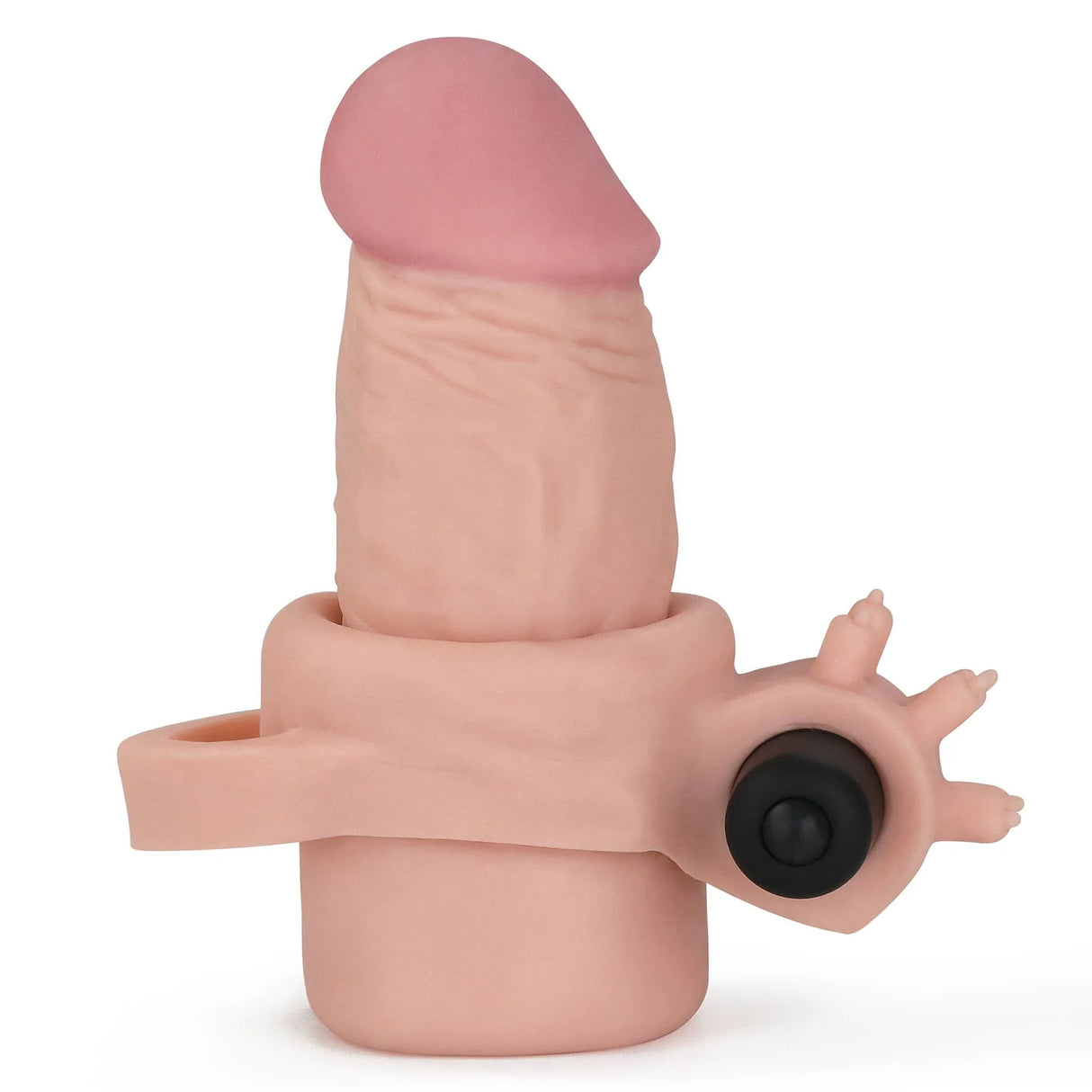7.5" Dildo Extender Add 2 inches with Bullet Vibrator