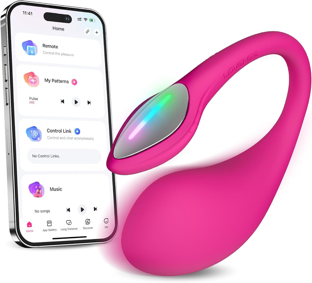 Lovense Lush 4 Bluetooth APP-controlled G-Spot Egg vibrator