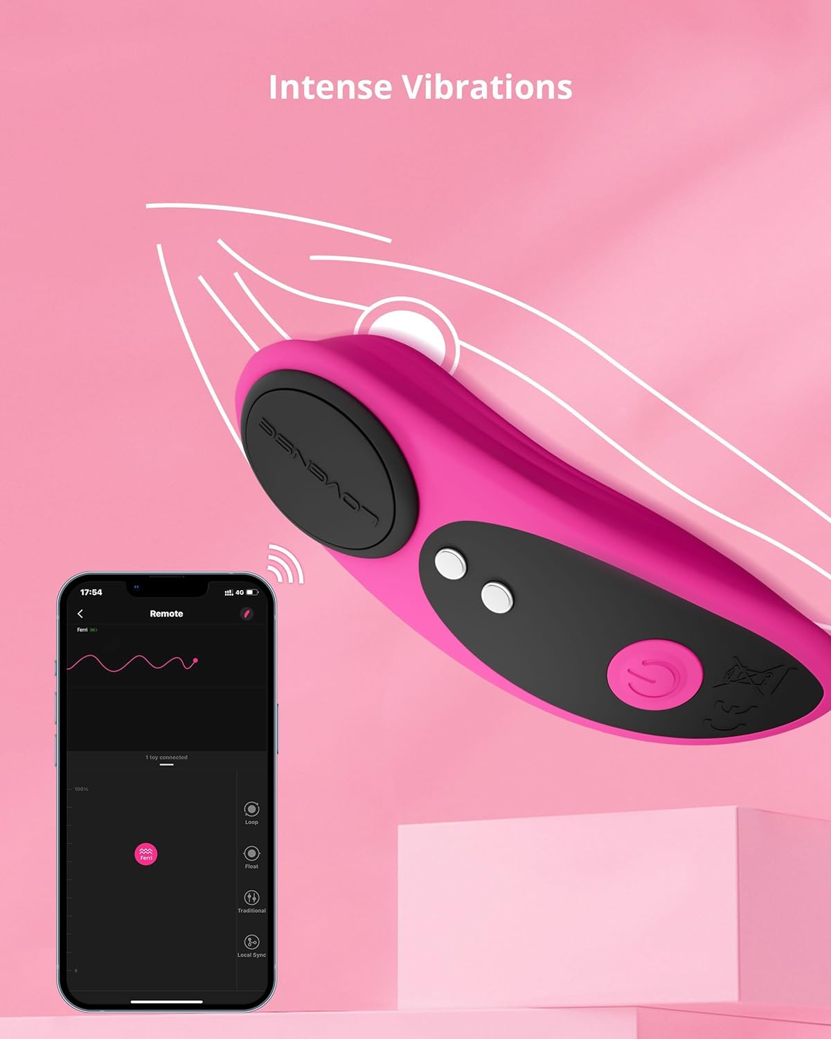 Lovense Ferri App controlled Magnetic panty vibrator