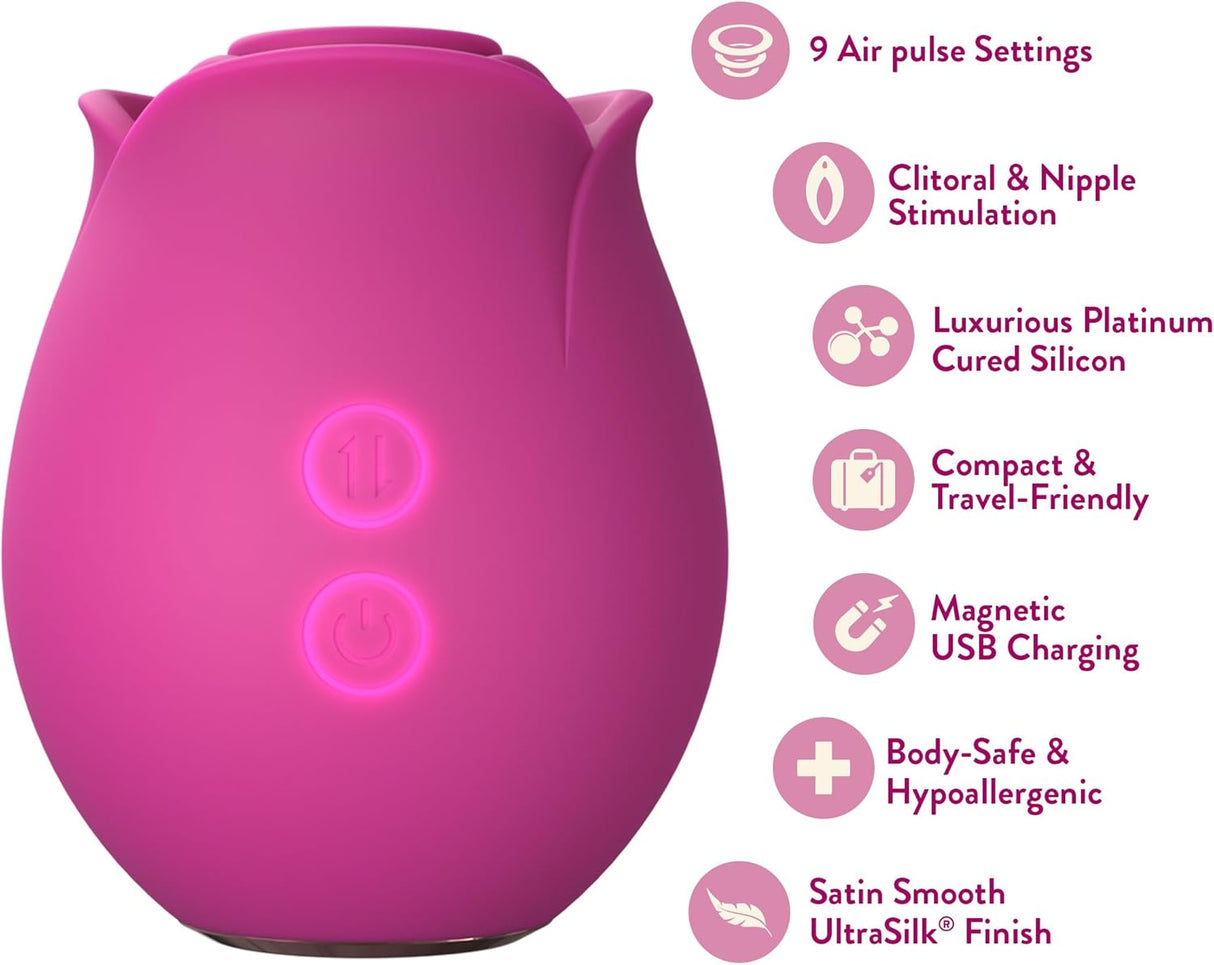 Blush original Rose Personal Massager Clitoral Nipple Vibrator