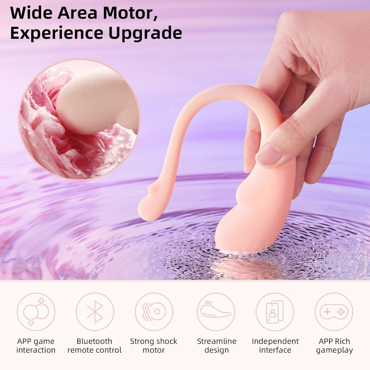 TRYFUN Wave series-Surge pro App remote control jumping egg vibrator