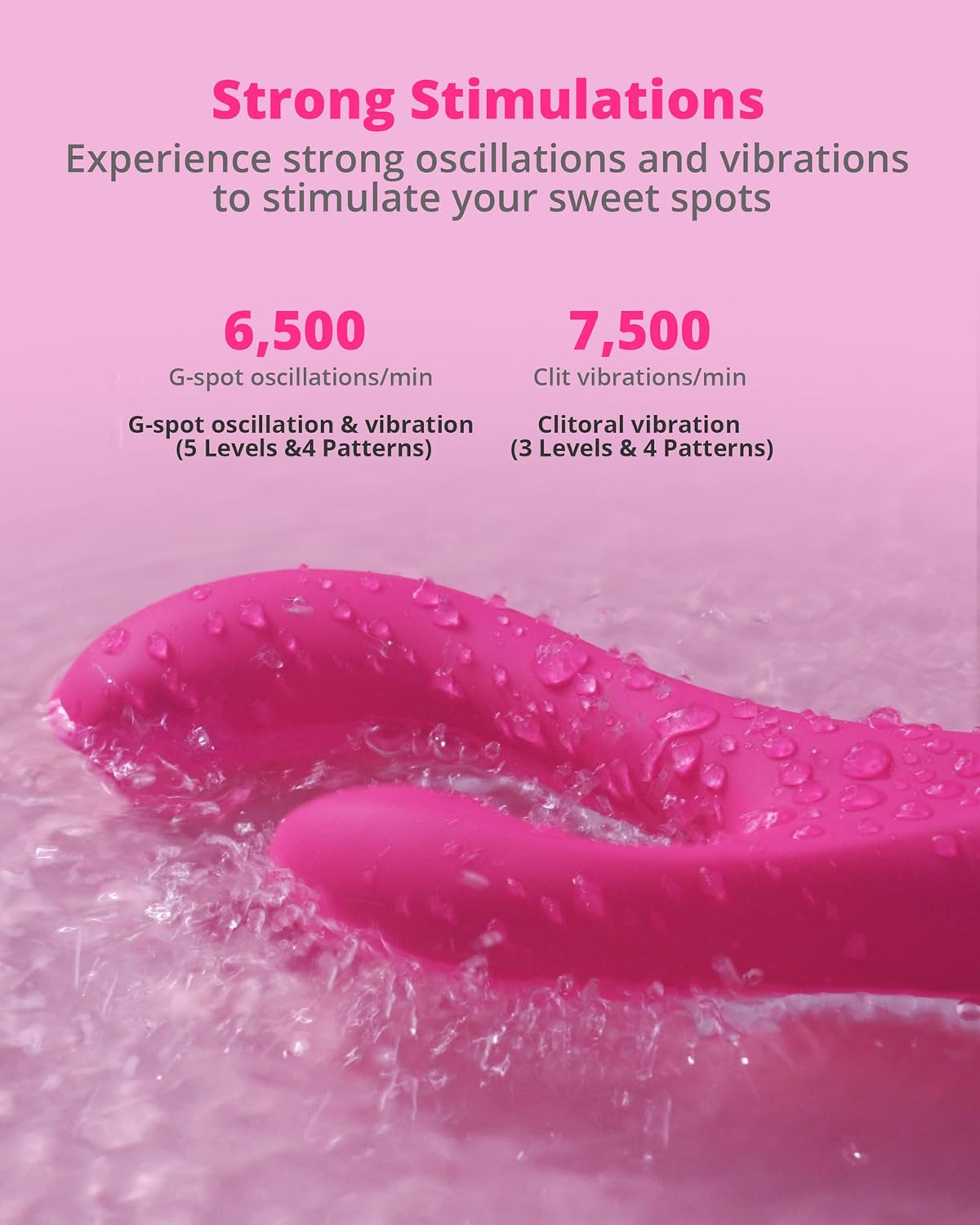 Lovense Osci 3 Remote controlled heating thumper rabbit vibrator for the clit and G-Spot