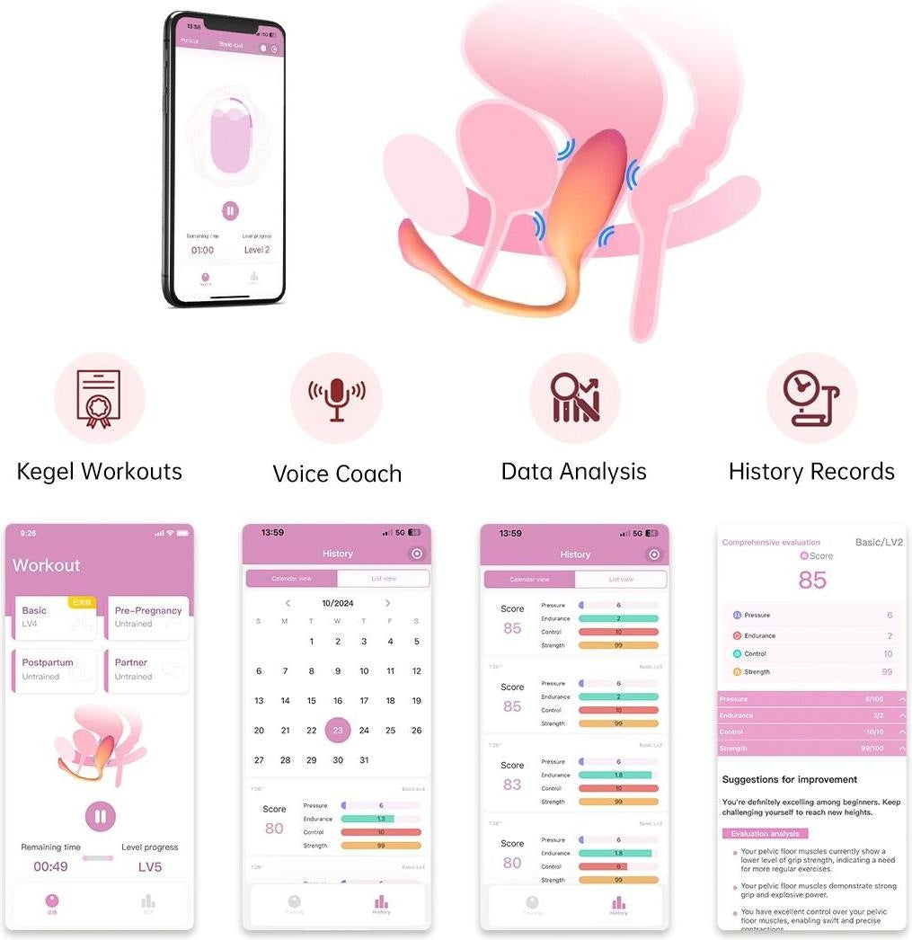 Magic Motion Magic Flamingo Max App controlled Female Vibrating Bullet