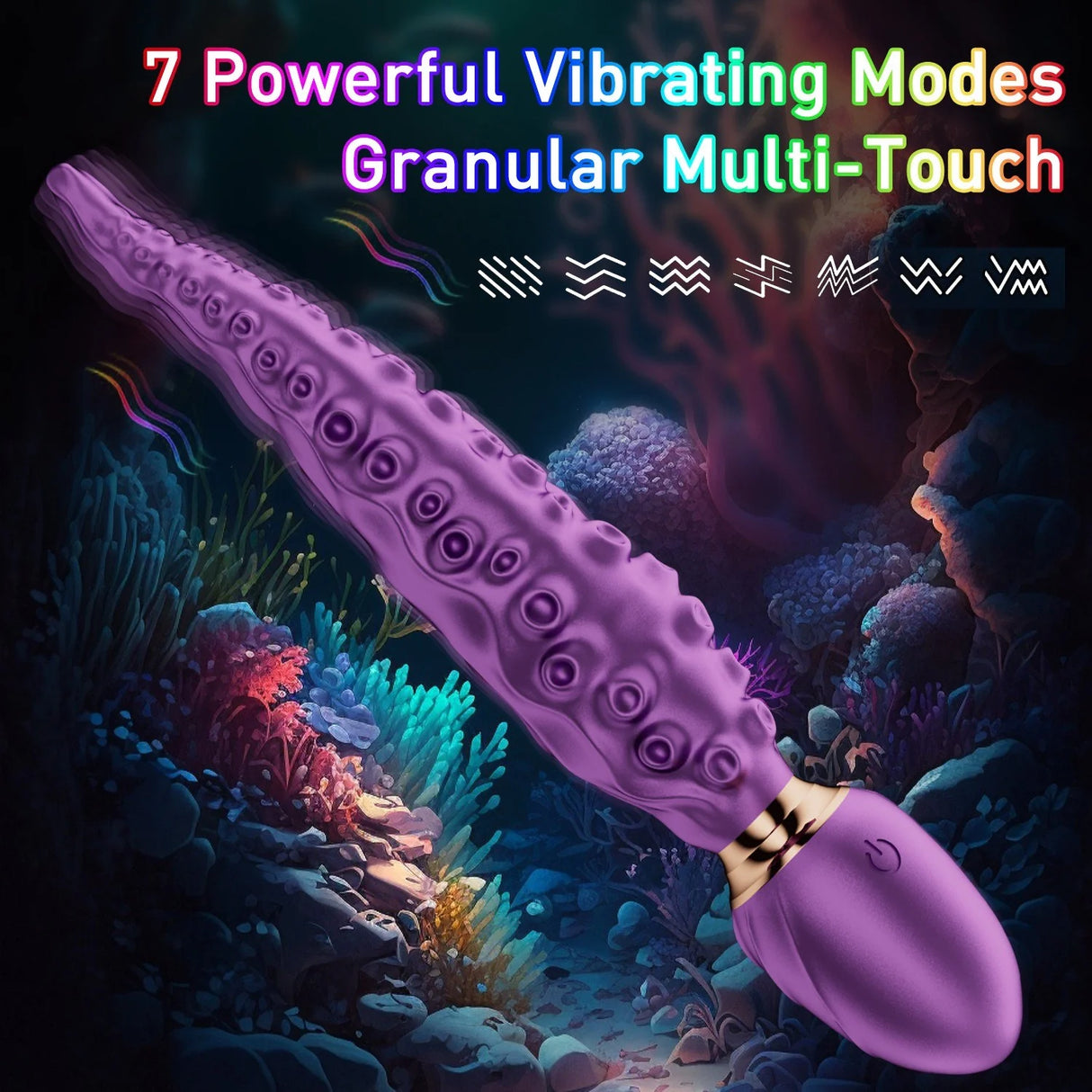 Octopus Vibrator Tentacle Butt Plug