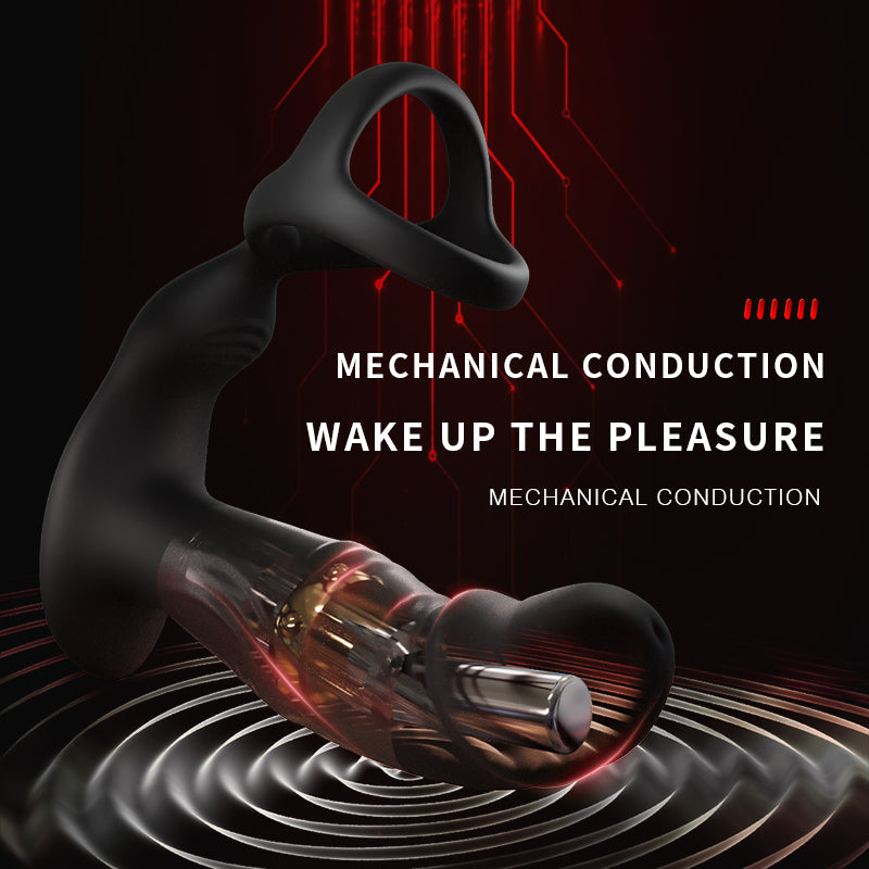 Full fork master Prostate Massager vibrating thursting with remote control