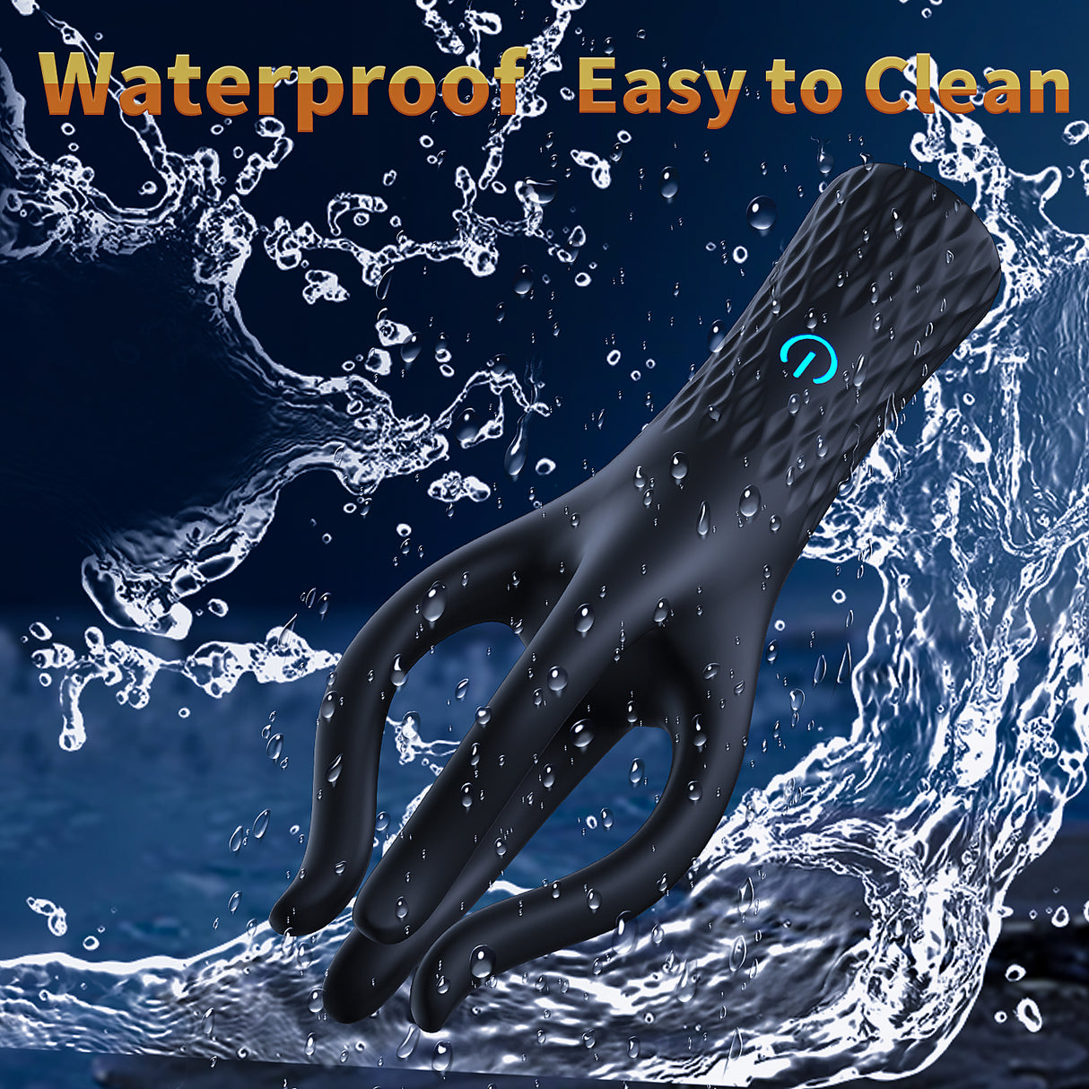 Men Glans Vibrating Tongue licking sex oral SQUIDA Masturbator