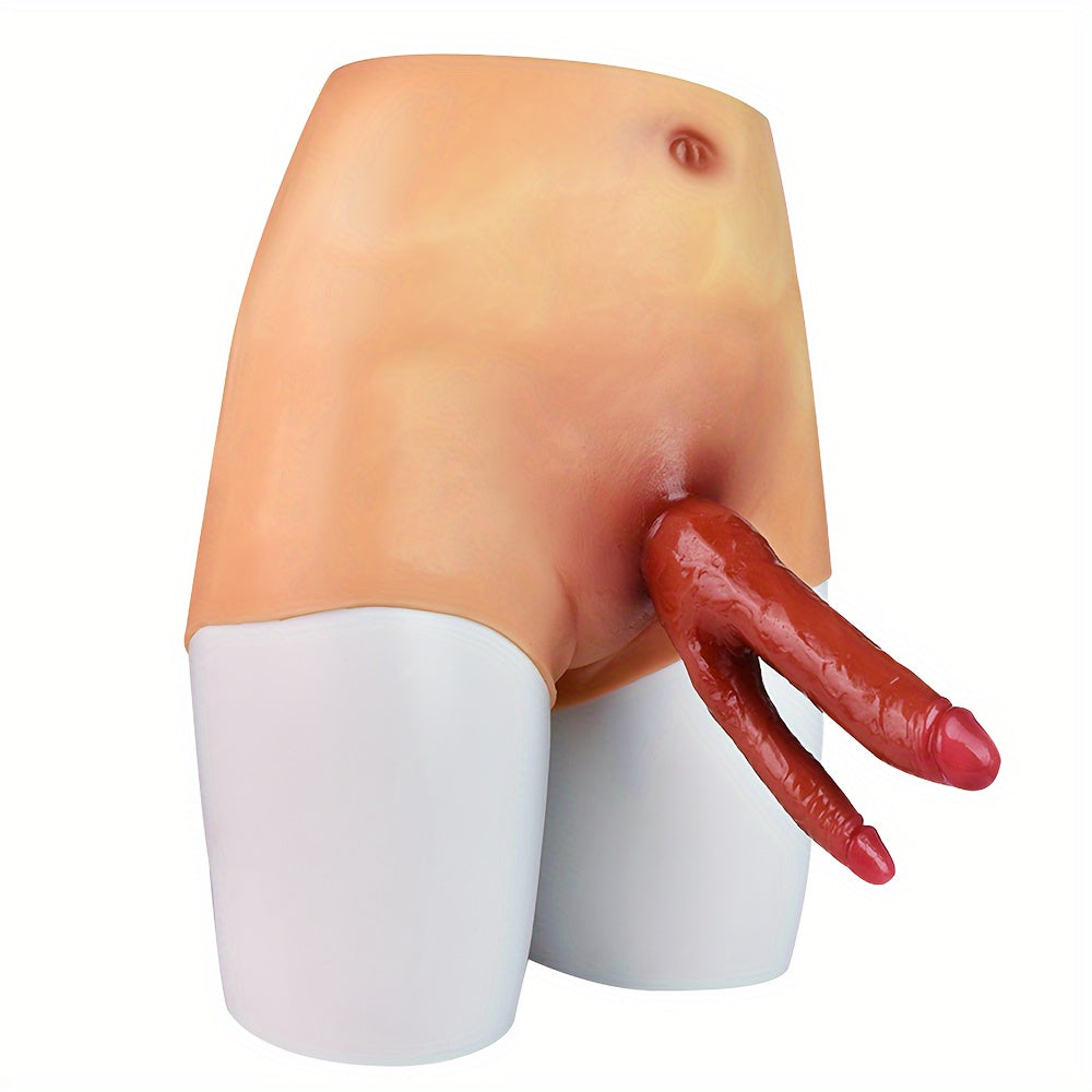 FLT75 Wearable Double-headed Realistic Dildo Skin Touch Strap On Dildo