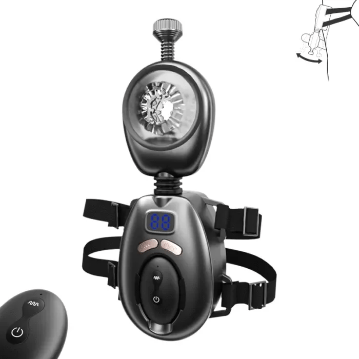 2025 belt wearable Automatic Masturbation cup with remote control