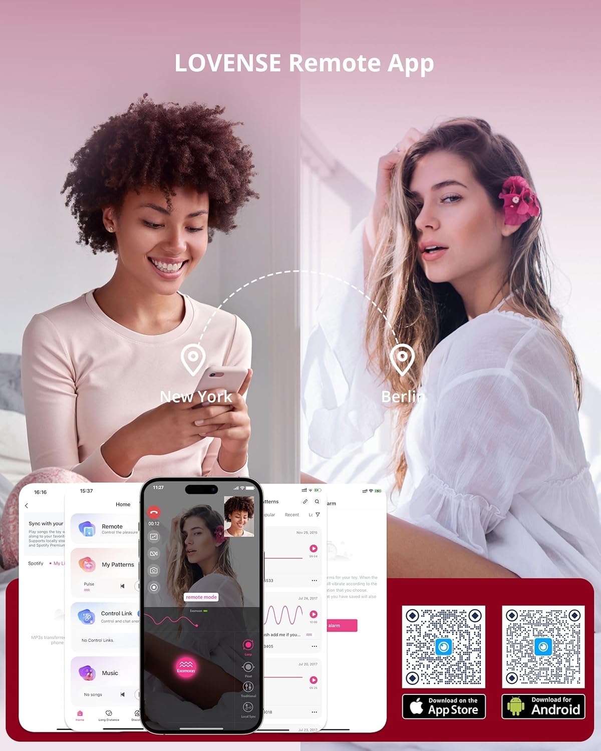 Lovense Exomoon Bluetooth Secret Lipstic Bullet Vibrator