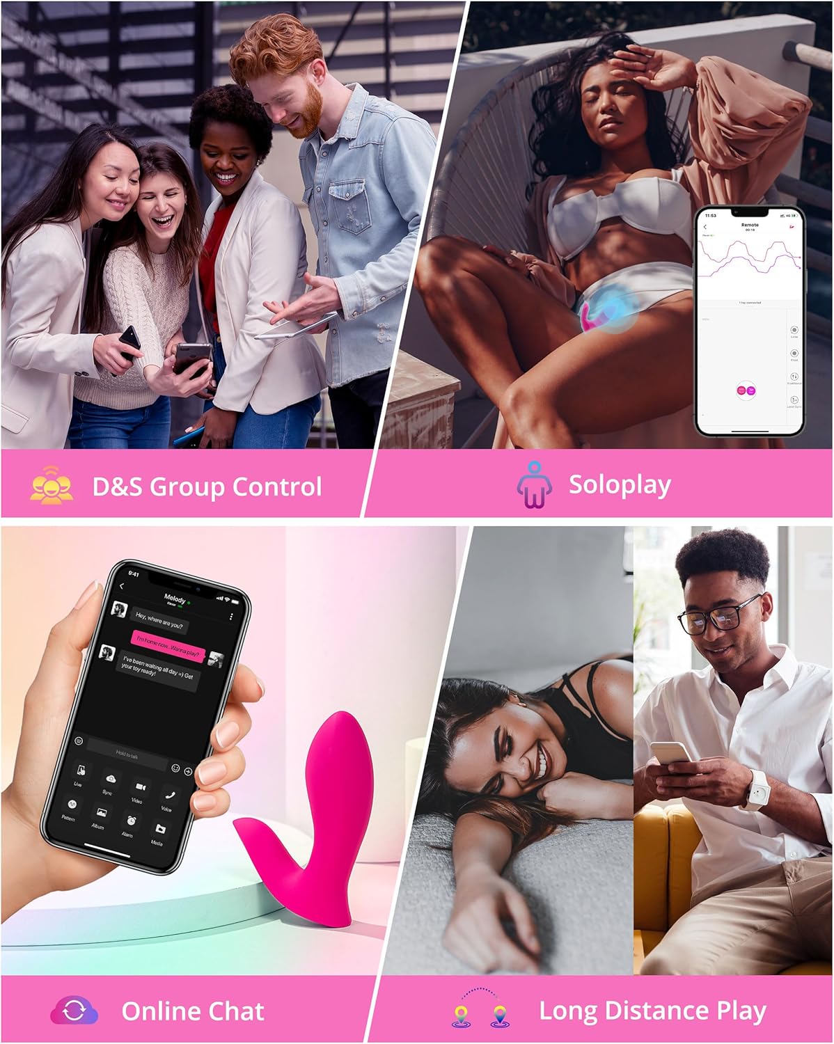 Lovense Flexer App Control Wearable Vibrator