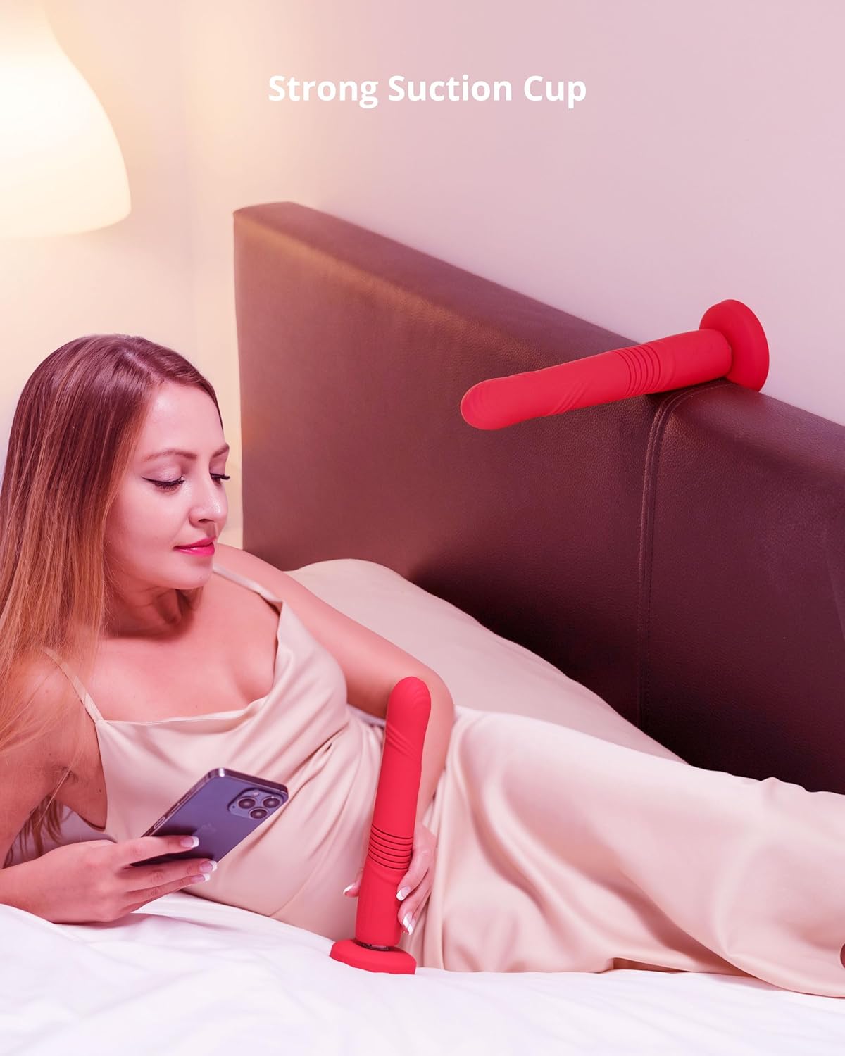 Lovense Gravity App controlled Automatic Thrusting & Vibrating Dildo