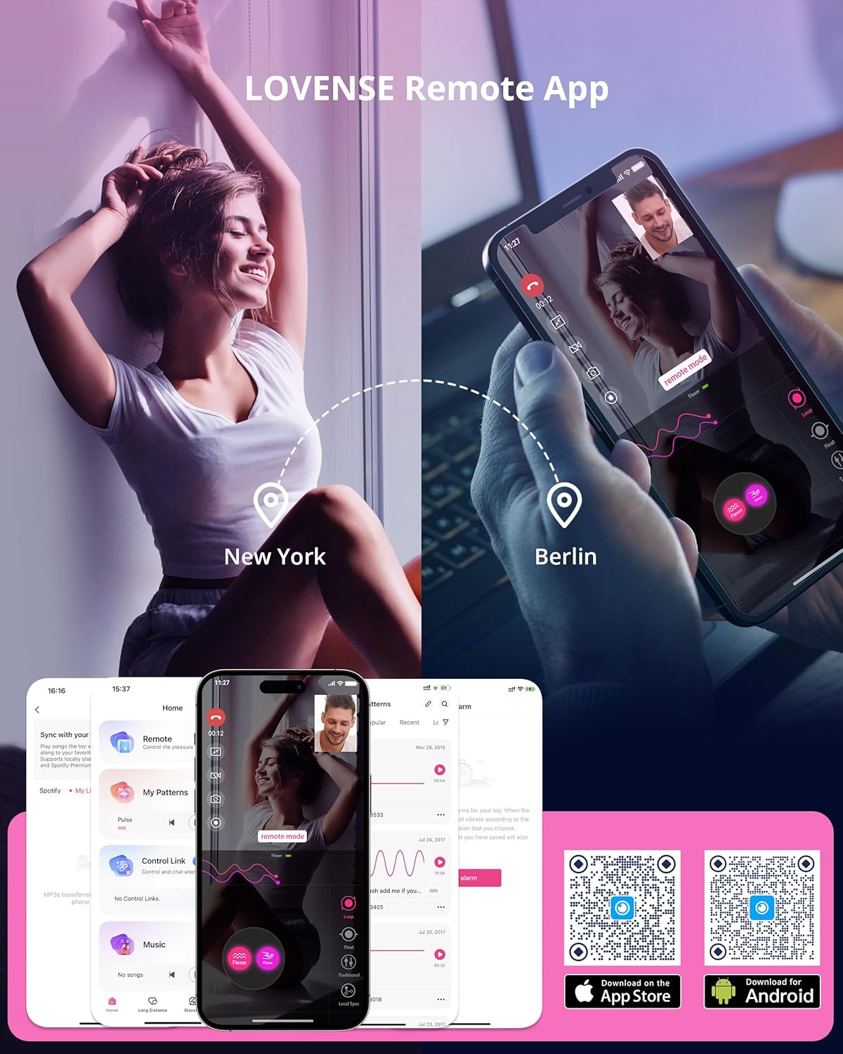 Lovense Flexer App Control Wearable Vibrator