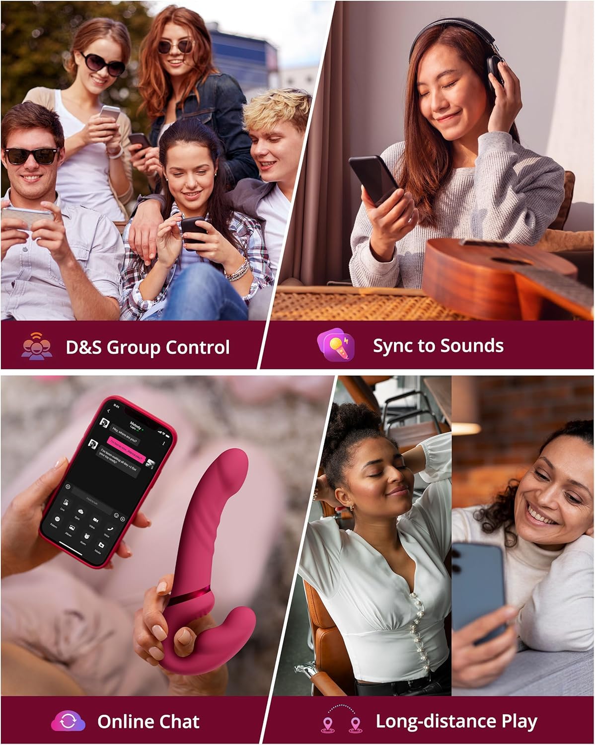 Lovense Lapis Vibrating Strapless Strap-On