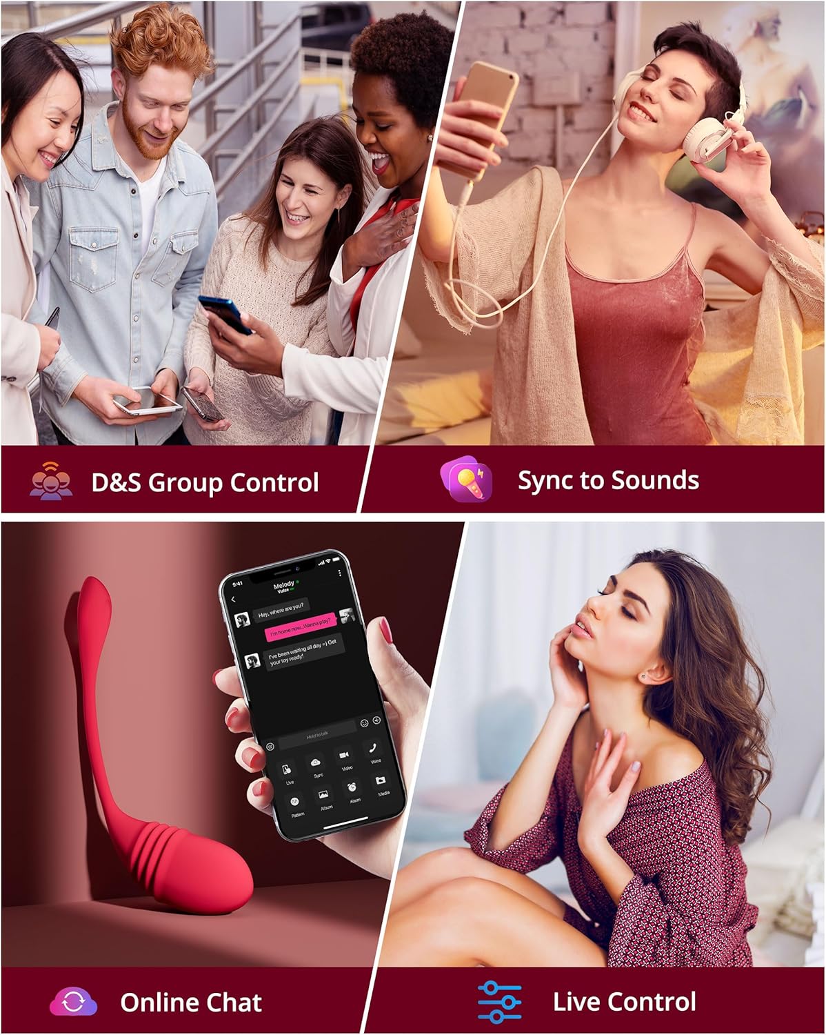 Lovense Vulse App-controlled hands-free thrusting egg vibrator