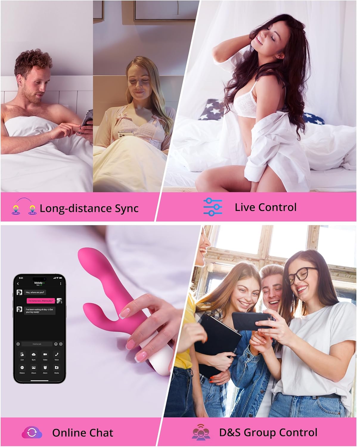 Lovense Nora APP Control Rabbit Vibrator