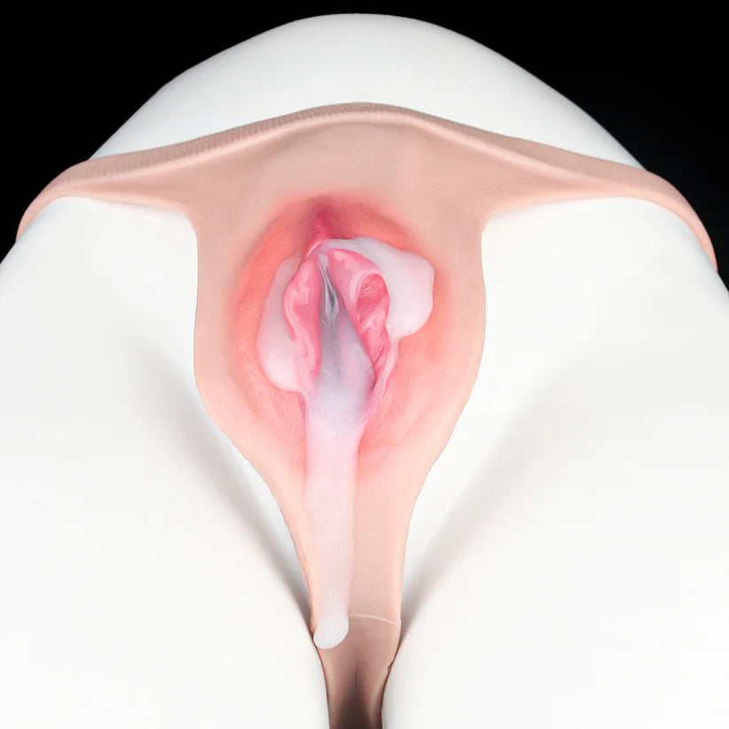 G1223 Realistic Flesh Like Silicone Fake Vagina Perfect for BoyStyle Strap On Sex Toys