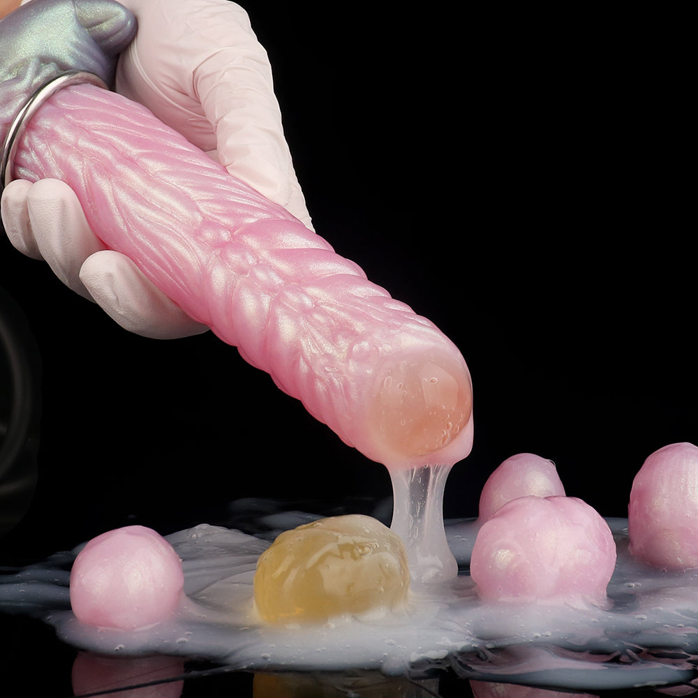 8Inch Ovipositor Dildo Add nail treasure egg laying Dildo