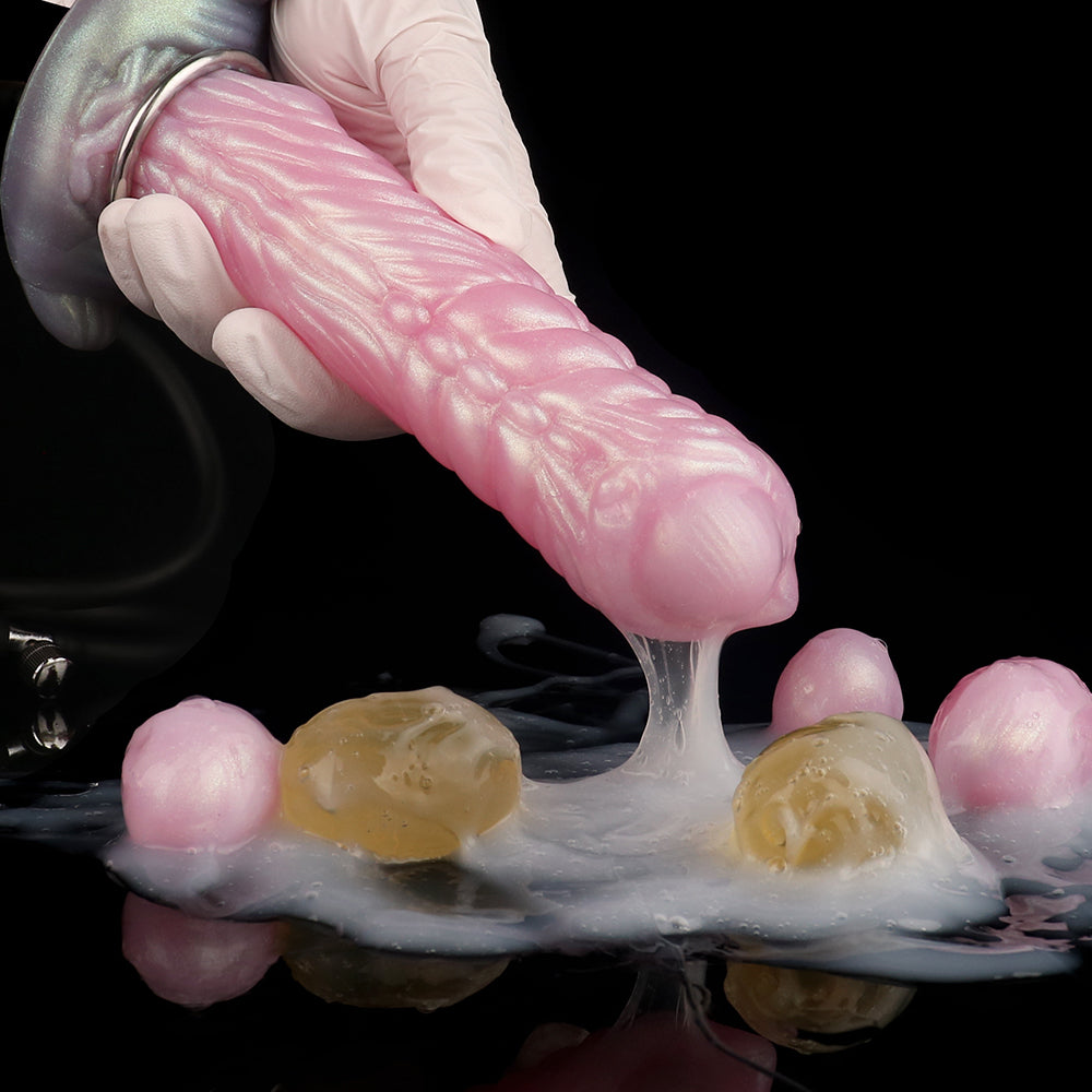 8Inch Ovipositor Dildo Add nail treasure egg laying Dildo