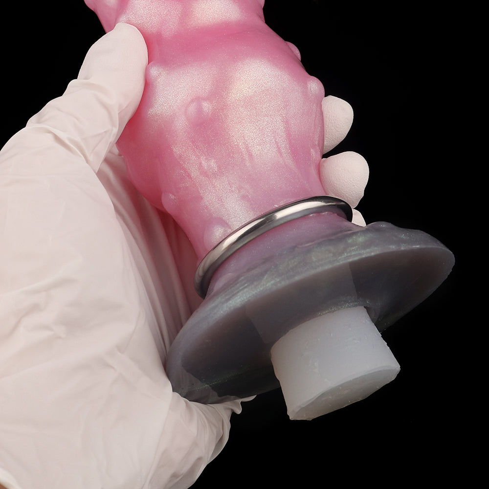 8Inch The Dog Ovipositor Dildo Erh Anal Plug with Pump