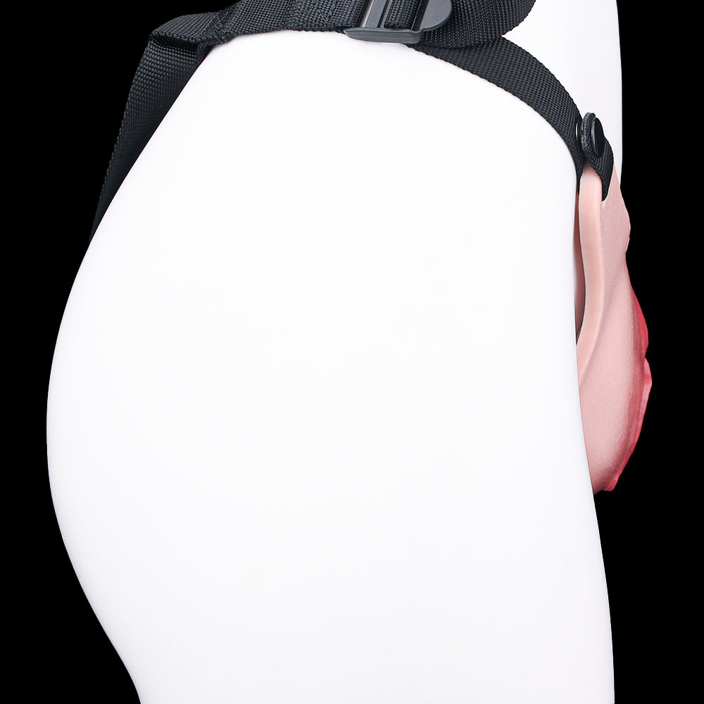 G1151Pink Silicone Strap On Fantasy Realistic Fake Vagina Exclusive Wearable Pussy Pants