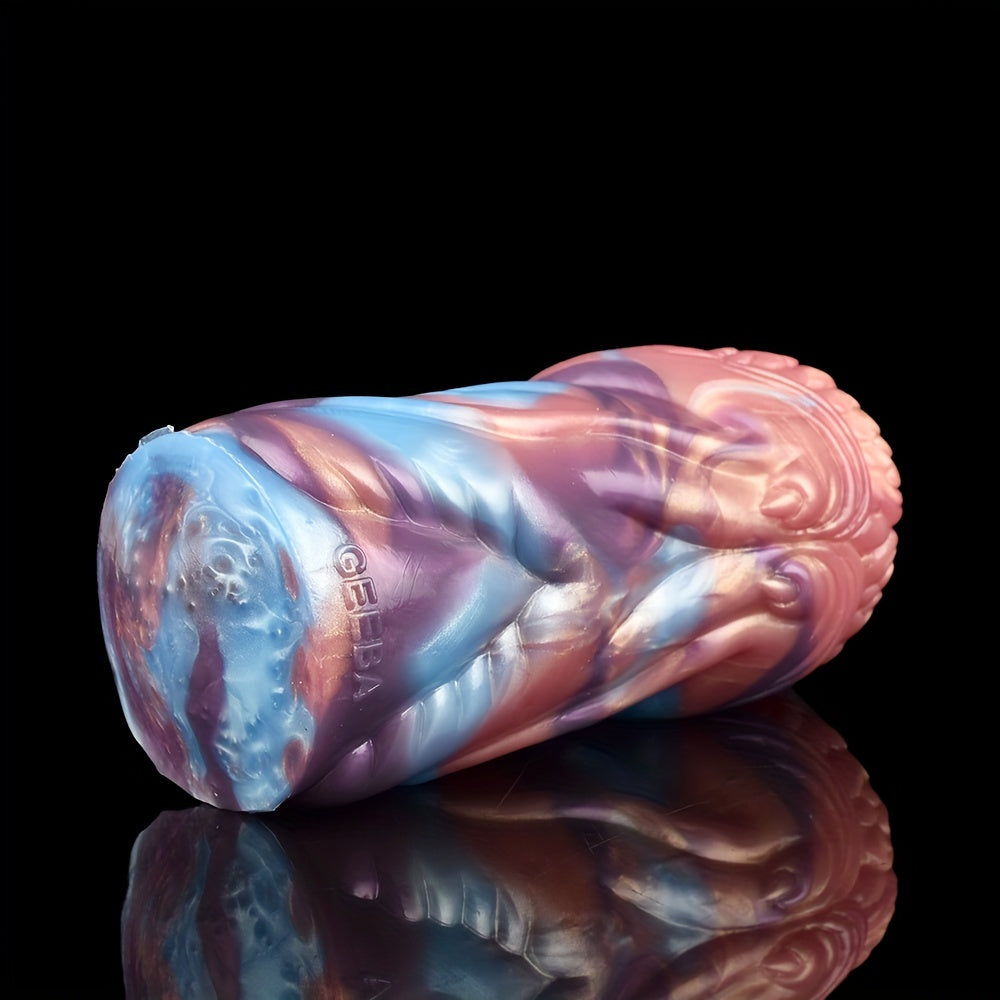 Colorful Special-shaped Silicone Pocket Pussy Penis Exercise Masturbator