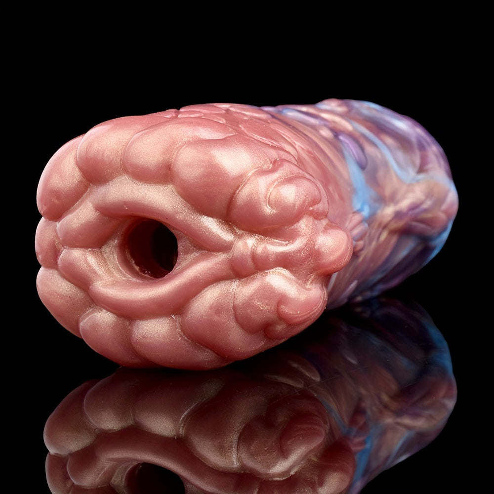 Colorful Monster Silicone Pocket Pussy Penis Exercise Masturbator