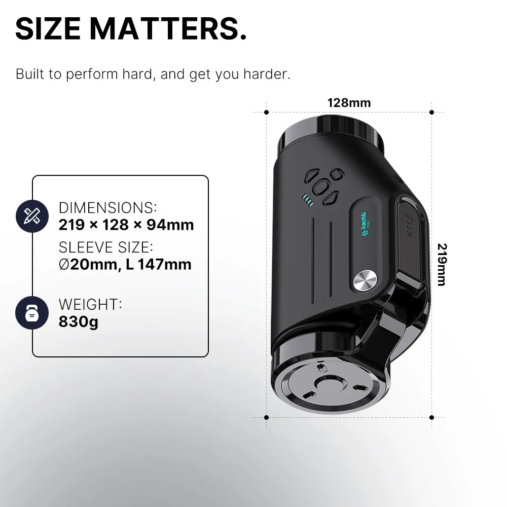 SVAKOM KAOTIKLABS THE SHOTTY Spinning Thrusting Masturbator