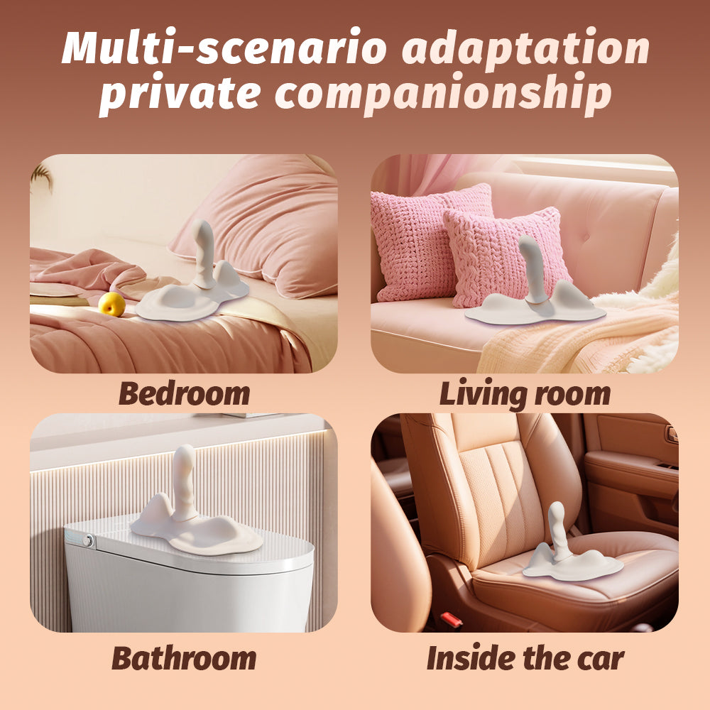YEAIN APP Remote Control Vibrating Dildo Cushion Heating Telescopic and Detachable Design