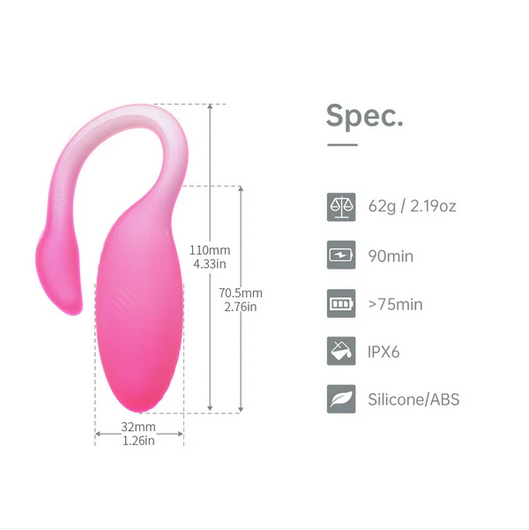 Magic Motion Magic Flamingo Max App controlled Female Vibrating Bullet